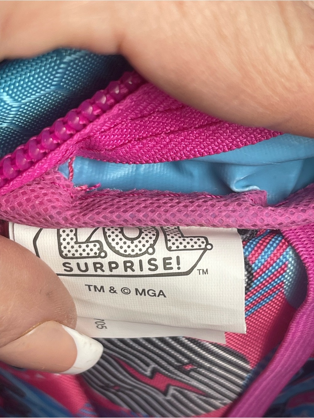 LOL Surprise B.B.s Run The World Girls School Backpack Pink Blue - Picture 9 of 9